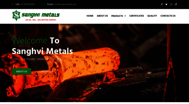 sanghvimetals.com