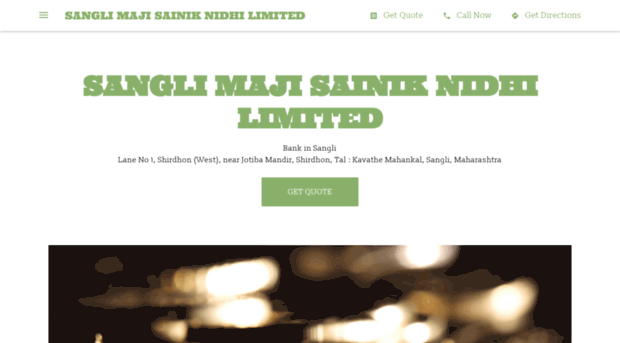 sangli-maji-sainik-nidhi-limited.business.site
