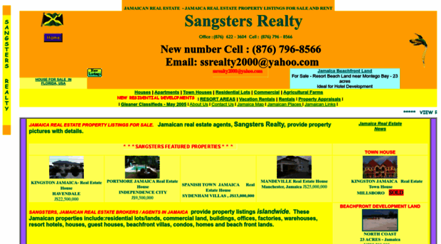 sangstersrealtyjamaica.com