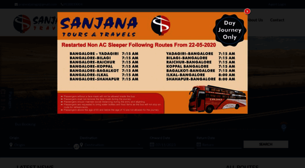 sanjanabus.com