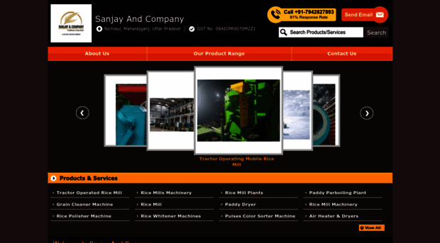 sanjayricemill.com