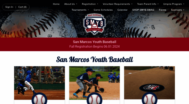 sanmarcosyouthbaseball.com