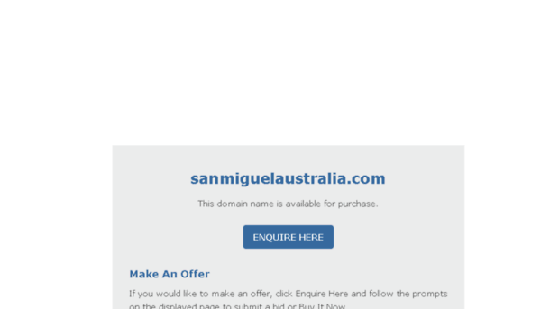 sanmiguelaustralia.com