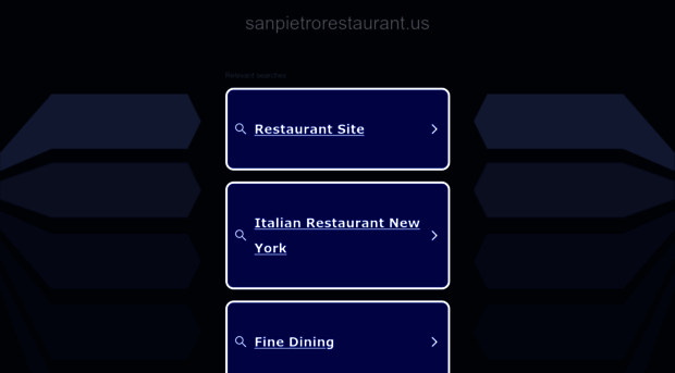 sanpietrorestaurant.us