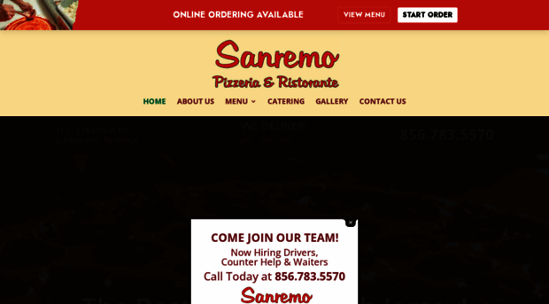 sanremorestaurantpizza.com