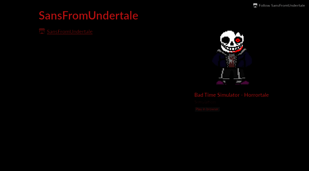 sansfromundertale.itch.io