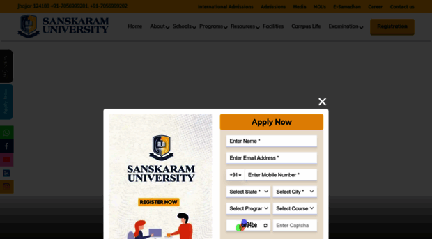 sanskaramuniversity.ac.in