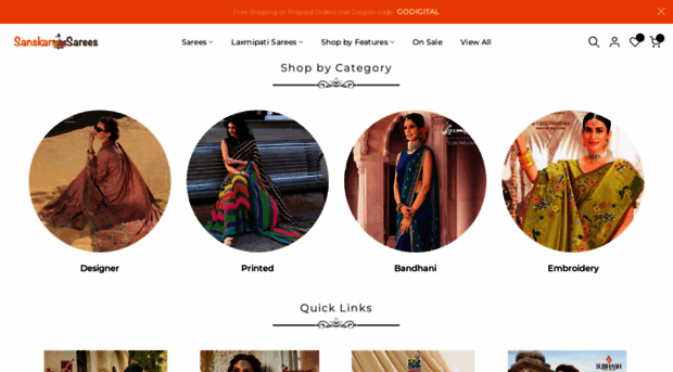 sanskarsarees.com