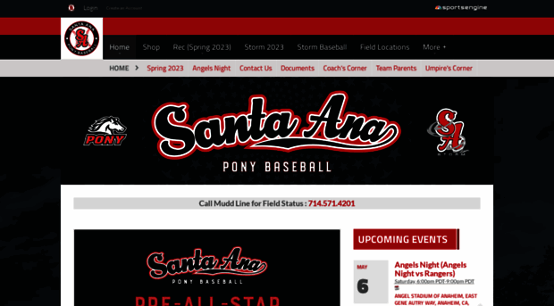 santaanapony.sportngin.com