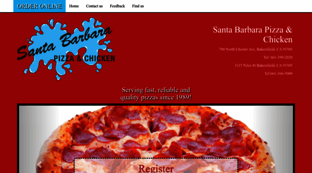 santabarbarapizzaandchicken.com