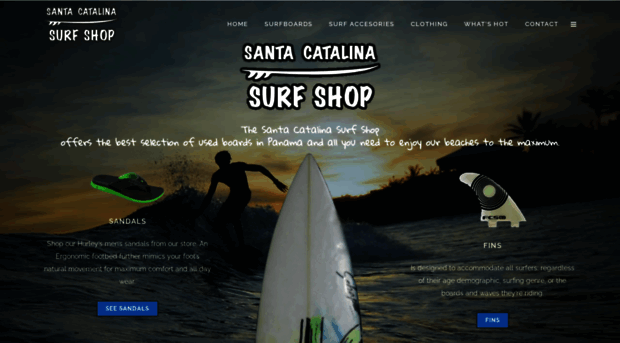 santacatalinasurfshop.com