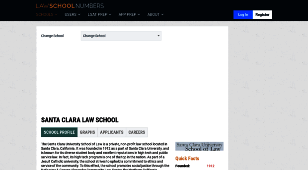 santaclara.lawschoolnumbers.com