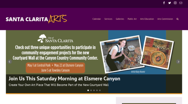 santaclaritaarts.com