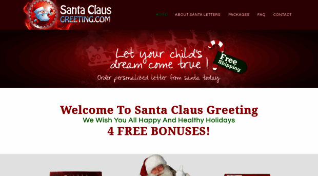 santaclausgreeting.com