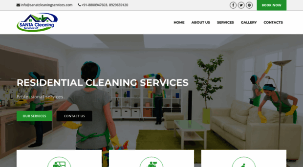 santacleaningservices.com