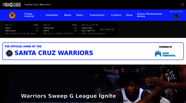 santacruz.gleague.nba.com