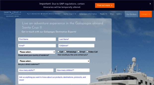 santacruzgalapagoscruise.com