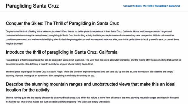 santacruzparagliding.com