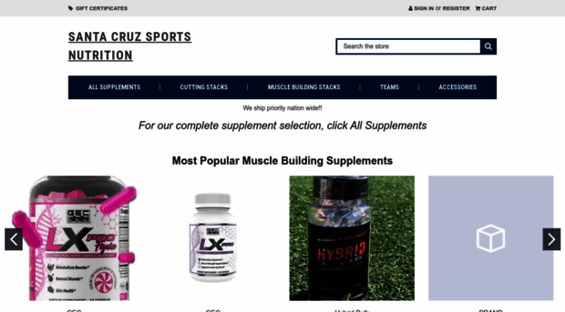 santacruzsportsnutrition.com