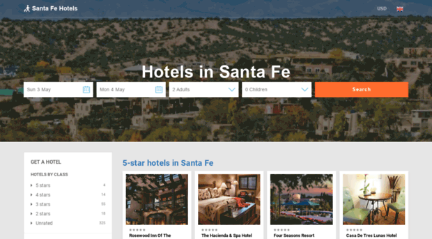 santafehotelsnet.com