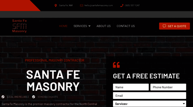 santafemasonry.com