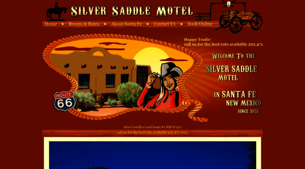 santafesilversaddlemotel.com