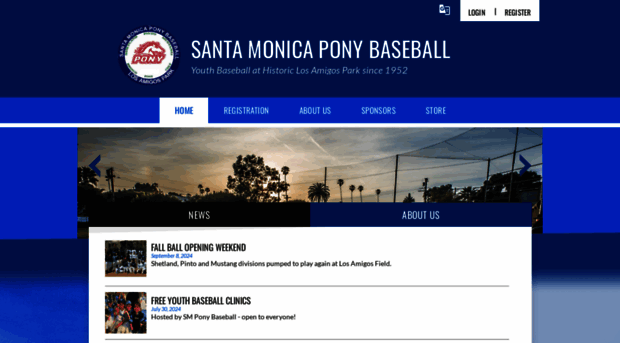 santamonicaponybaseball.com