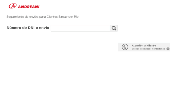santanderrio.andreani.com