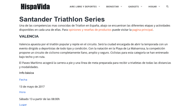 santandertriathlonseries.com