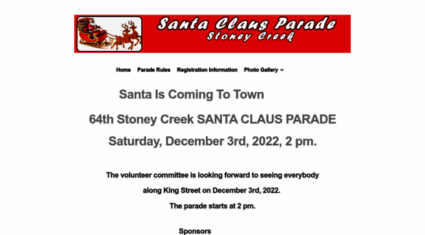 santaparadestoneycreek.com