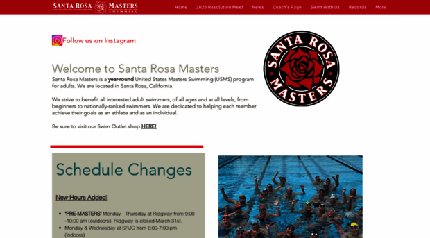 santarosamasters.org