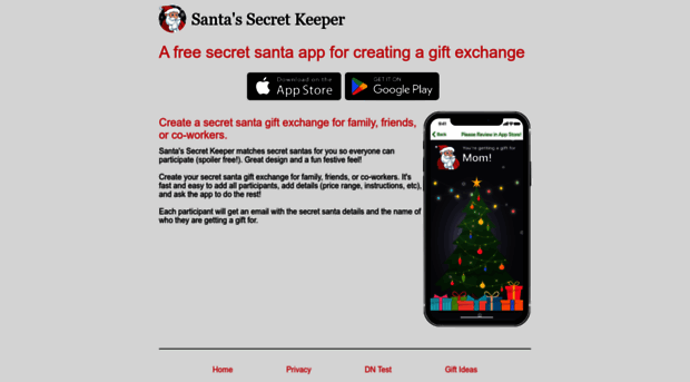 santassecretkeeper.com