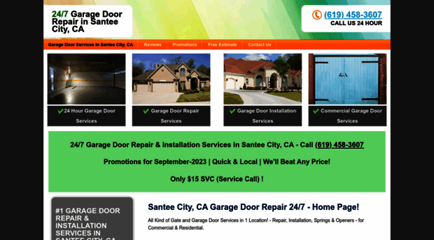 santeecitygaragedoorrepair.com