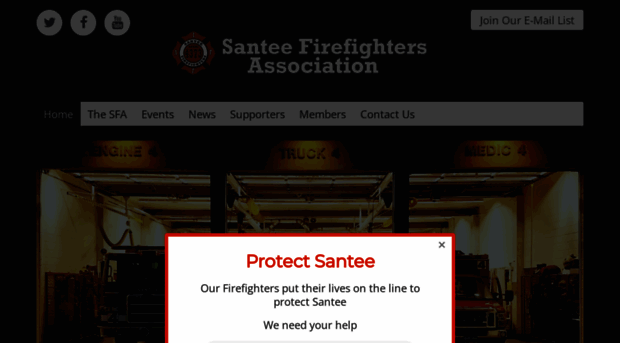 santeefirefighters.org