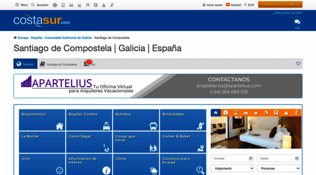 santiago-de-compostela.costasur.com