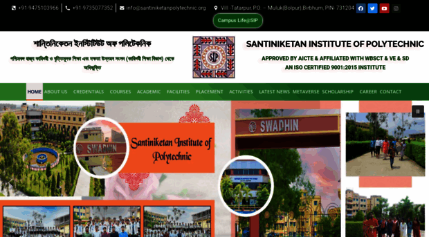 santiniketanpolytechnic.org