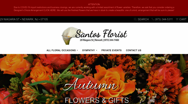 santosflorists.com