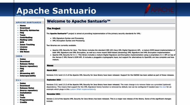 santuario.apache.org