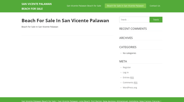 sanvicentepalawanbeachforsale.com