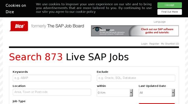 sap.dice.com