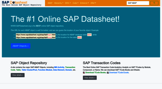 sapdatasheet.org