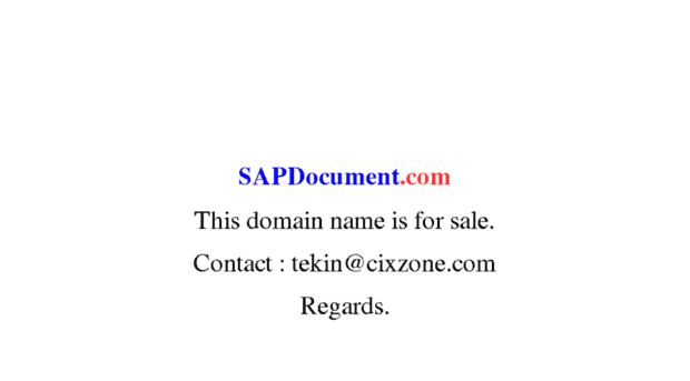 sapdocument.com