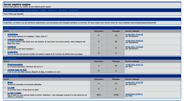 saphiraengine-forum.toile-libre.org