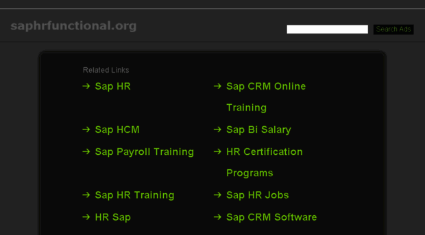 saphrfunctional.org