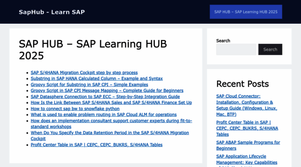 saphub.org