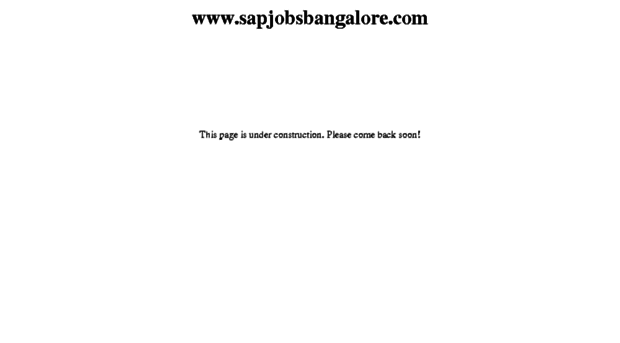sapjobsbangalore.com