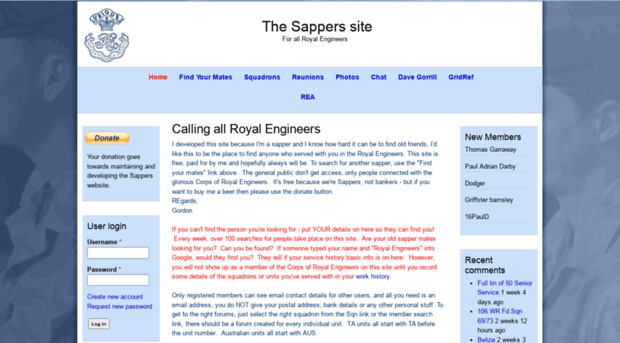 sappers.co.uk