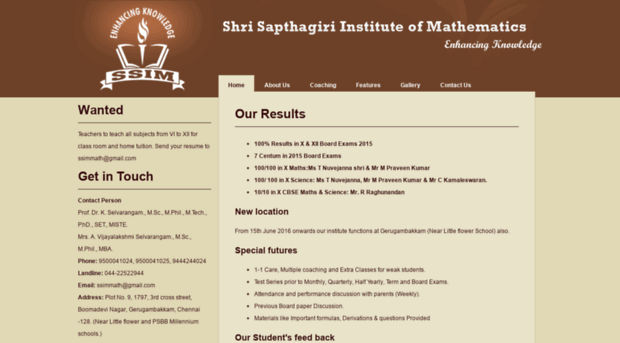 sapthagiriinstitute.com