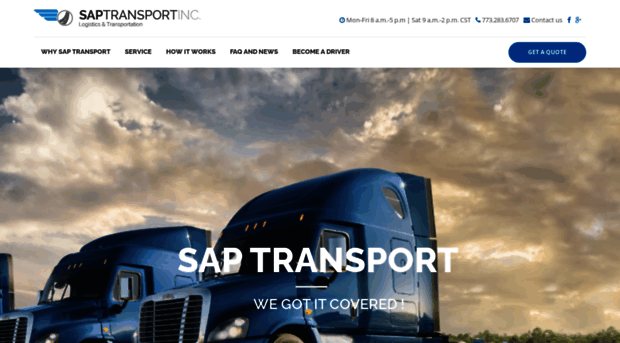 saptransportinc.com