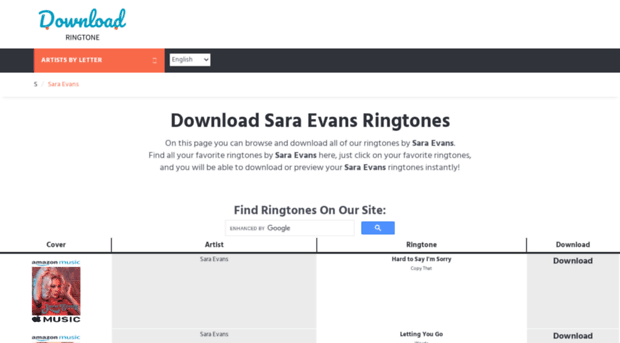 saraevans.download-ringtone.com